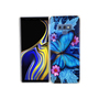 Samsung Galaxy Note 9 Handy H�lle Schutz-Case Cover Bumper Schmetterling Blau