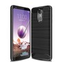 Schutzh�lle Handyh�lle f�r LG Q8 (2018) Case Cover Carbon Optik Schwarz