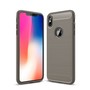 Schutzh�lle Handyh�lle f�r Apple iPhone XS Max Case Cover Carbon Optik Grau