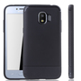 Samsung Galaxy J2 Pro Handyh�lle Schutzcase Carbon Optik Bumper Schwarz
