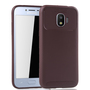 Samsung Galaxy J2 Pro Handyh�lle Schutzcase Carbon Optik Bumper Braun