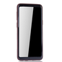 Samsung Galaxy S9 Handyh�lle Schutzcase Carbon Optik Bumper Braun