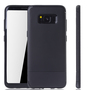 Samsung Galaxy S8 Handyh�lle Schutzcase Carbon Optik Bumper Schwarz