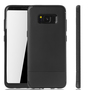 Samsung Galaxy S8 Plus Handyh�lle Schutzcase Carbon Optik Bumper Schwarz