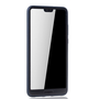 Huawei P20 Handyh�lle Schutzcase Carbon Optik Bumper Blau