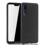 Huawei P20 Pro Handyh�lle Schutzcase Carbon Optik Bumper Schwarz