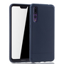 Huawei P20 Pro Handyh�lle Schutzcase Carbon Optik Bumper Blau