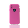 Handyh�lle Schutzh�lle f�r Apple iPhone XS Full Case Cover Displayschutz 360 Pink