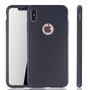 Handyh�lle Schutzh�lle f�r Apple iPhone XS Max Full Case Cover Displayschutz 360 Schwarz