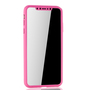 Handyh�lle Schutzh�lle f�r Apple iPhone XS Max Full Case Cover Displayschutz 360 Pink