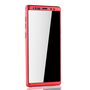 Handyh�lle Schutzh�lle f�r Samsung Galaxy Note 9 Full Case Cover Displayschutz 360 Rot