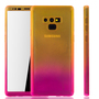 Handyh�lle Schutzh�lle f�r Samsung Galaxy Note 9 Full Case Cover Displayschutz 360 Pink