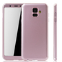 Handyh�lle Schutzh�lle f�r Samsung Galaxy A6 (2018) Full Case Cover Displayschutz 360 Rosa