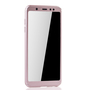 Handyh�lle Schutzh�lle f�r Samsung Galaxy A6 (2018) Full Case Cover Displayschutz 360 Rosa