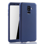 Handyh�lle Schutzh�lle f�r Samsung Galaxy A6 Plus (2018) Full Case Cover Displayschutz 360 Blau