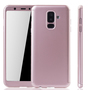 Handyh�lle Schutzh�lle f�r Samsung Galaxy A6 Plus (2018) Full Case Cover Displayschutz 360 Rosa