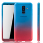 Handyh�lle Schutzh�lle f�r Samsung Galaxy A6 Plus (2018) Full Case Cover Displayschutz 360 Rot