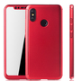 Handyh�lle Schutzh�lle f�r Xiaomi Mi 8 Full Case Cover Displayschutz 360 Rot