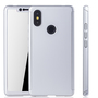Handyh�lle Schutzh�lle f�r Xiaomi Mi 8 SE Full Case Cover Displayschutz 360 Silber