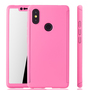 Handyh�lle Schutzh�lle f�r Xiaomi Mi 8 SE Full Case Cover Displayschutz 360 Pink