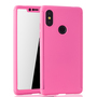 Handyh�lle Schutzh�lle f�r Xiaomi Mi 8 SE Full Case Cover Displayschutz 360 Pink