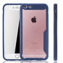 Blaue Premium Apple iPhone 6 / 6s Plus Hybrid-Editon H�lle | Unterst�tzt Kabelloses Laden | aus edlem Acryl mit weichem Silikonrand Blau