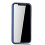Blaue Premium Apple iPhone XR Hybrid-Editon H�lle | Unterst�tzt Kabelloses Laden | aus edlem Acryl mit weichem Silikonrand Blau