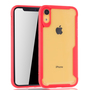 Rote Premium Apple iPhone XR Hybrid-Editon H�lle | Unterst�tzt Kabelloses Laden | aus edlem Acryl mit weichem Silikonrand Rot