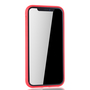 Rote Premium Apple iPhone XR Hybrid-Editon H�lle | Unterst�tzt Kabelloses Laden | aus edlem Acryl mit weichem Silikonrand Rot