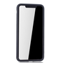 Schwarze Premium Apple iPhone XS Max Hybrid-Editon H�lle | Unterst�tzt Kabelloses Laden | aus edlem Acryl mit weichem Silikonrand Schwarz