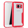 Rote Premium Samsung Galaxy S7 Hybrid-Editon H�lle | Unterst�tzt Kabelloses Laden | aus edlem Acryl mit weichem Silikonrand Rot