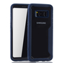 Blaue Premium Samsung Galaxy S8 Plus Hybrid-Editon H�lle | Unterst�tzt Kabelloses Laden | aus edlem Acryl mit weichem Silikonrand Blau