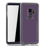 Graue Premium Samsung Galaxy S9 Hybrid-Editon H�lle | Unterst�tzt Kabelloses Laden | aus edlem Acryl mit weichem Silikonrand Grau