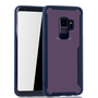 Blaue Premium Samsung Galaxy S9 Hybrid-Editon H�lle | Unterst�tzt Kabelloses Laden | aus edlem Acryl mit weichem Silikonrand Blau