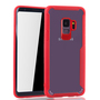 Rote Premium Samsung Galaxy S9 Hybrid-Editon H�lle | Unterst�tzt Kabelloses Laden | aus edlem Acryl mit weichem Silikonrand Rot