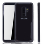 Schwarze Premium Samsung Galaxy S9 Plus Hybrid-Editon H�lle | Unterst�tzt Kabelloses Laden | aus edlem Acryl mit weichem Silikonrand Schwarz