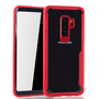Rote Premium Samsung Galaxy S9 Plus Hybrid-Editon H�lle | Unterst�tzt Kabelloses Laden | aus edlem Acryl mit weichem Silikonrand Rot