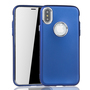 Apple iPhone X / XS H�lle - Handyh�lle f�r Apple iPhone X / XS - Handy Case in Dunkelblau