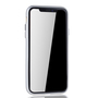 Apple iPhone XR H�lle - Handyh�lle f�r Apple iPhone XR - Handy Case in Silber