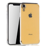 Handyh�lle f�r Apple iPhone XR Silber - Clear - TPU Silikon Case Backcover Schutzh�lle in Transparent   Silber