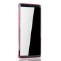 Handyh�lle f�r Samsung Galaxy Note 9 Rot - Clear - TPU Silikon Case Backcover Schutzh�lle in Transparent   Rot