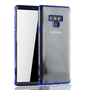 Handyh�lle f�r Samsung Galaxy Note 9 Blau - Clear - TPU Silikon Case Backcover Schutzh�lle in Transparent   Blau
