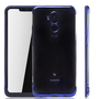 Handyh�lle f�r Huawei Mate 20 Lite Blau - Clear - TPU Silikon Case Backcover Schutzh�lle in Transparent   Blau