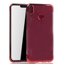 Handyh�lle f�r Huawei Honor 8X Rot - Clear - TPU Silikon Case Backcover Schutzh�lle in Transparent   Rot