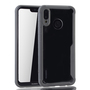 Graue Premium Huawei P20 Lite Hybrid-Editon H�lle | Unterst�tzt Kabelloses Laden | aus edlem Acryl mit weichem Silikonrand Grau