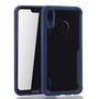 Blaue Premium Huawei P20 Lite Hybrid-Editon H�lle | Unterst�tzt Kabelloses Laden | aus edlem Acryl mit weichem Silikonrand Blau