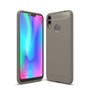 Schutzh�lle Handyh�lle f�r Huawei Honor 8C Case Cover Carbon Optik Grau