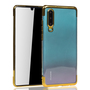 Handyh�lle f�r Huawei P30 Gold - Clear - TPU Silikon Case Backcover Schutzh�lle in Transparent   Gold
