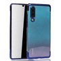 Handyh�lle f�r Huawei P30 Blau - Clear - TPU Silikon Case Backcover Schutzh�lle in Transparent   Blau