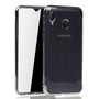 Handyh�lle f�r Samsung Galaxy M20 Silber - Clear - TPU Silikon Case Backcover Schutzh�lle in Transparent   Silber